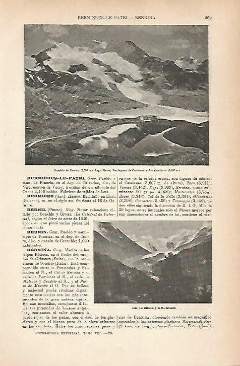 LAMINA ESPASA 25192: Hospicio de Bernina
