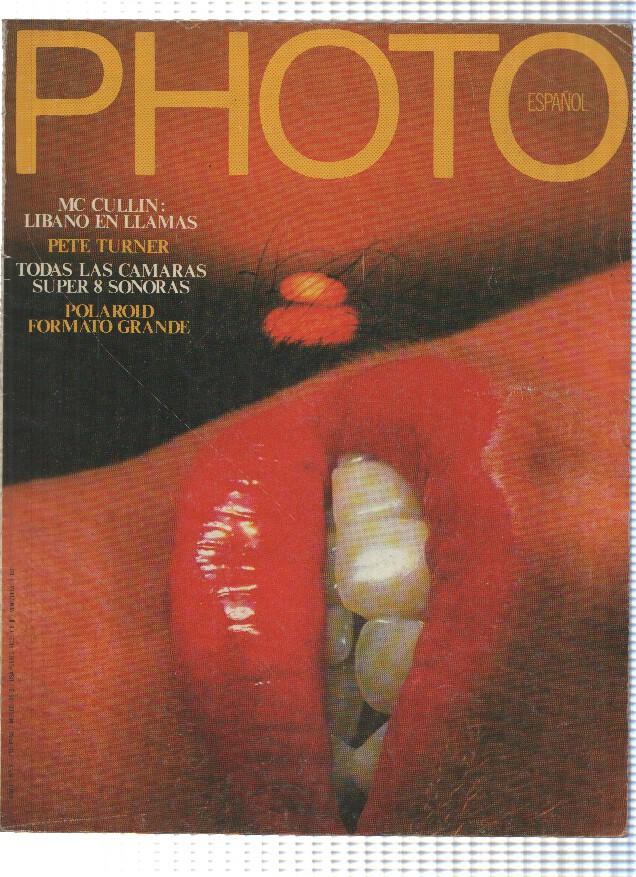 Revista: PHOTO Español, Numero 03: MC CULLIN, Libano en Llamas (Ana Editorial 1976)