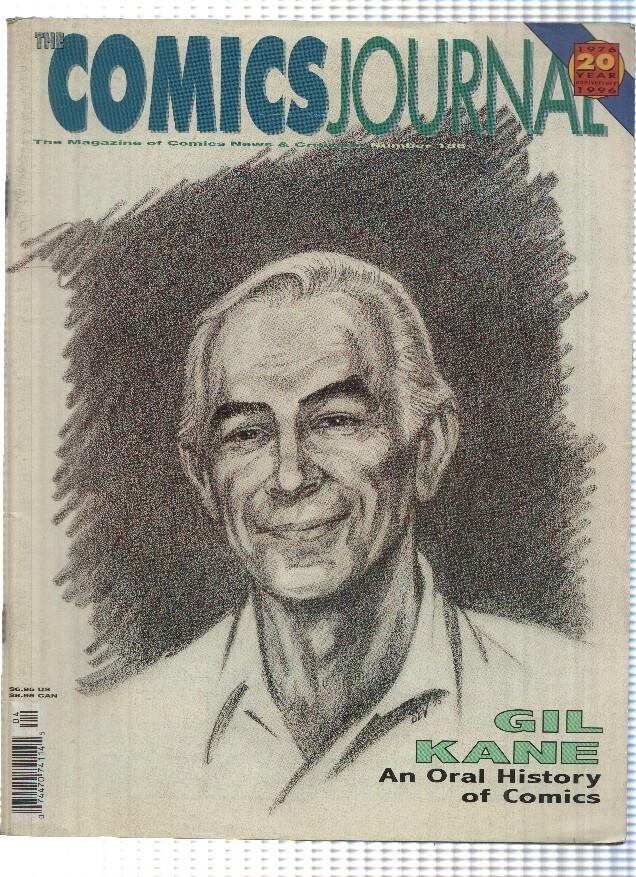 Magazine: THE COMICS JOURNAL, Volume 1, Numero 186: GIL KANE, an Oral History of Comics (Fantagraphic Books 1990)