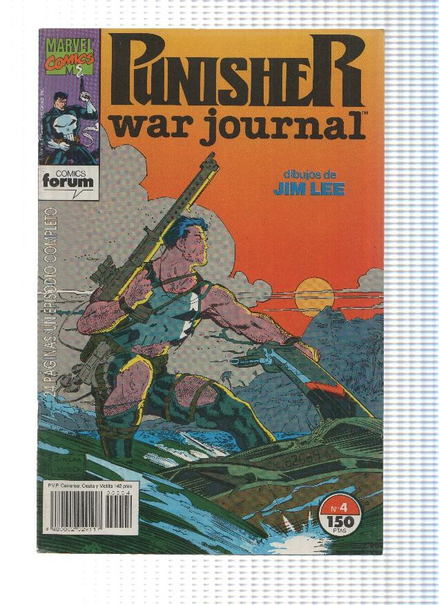 THE PUNISHER WAR JOURNAL, Volumen 1, Numero 04: Trauma en el Paraiso (Forum 1990)