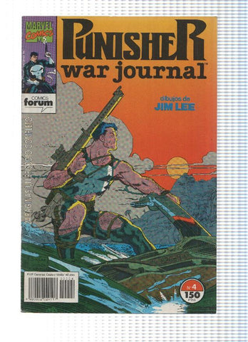 THE PUNISHER WAR JOURNAL, Volumen 1, Numero 04: Trauma en el Paraiso (Forum 1990)
