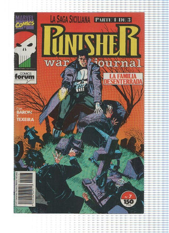 THE PUNISHER WAR JOURNAL, Volumen 1, Numero 07: La Familia Desenterrada 1 (Forum 1992)