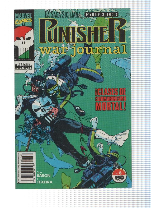 THE PUNISHER WAR JOURNAL, Volumen 1, Numero 08: La Saga Siciliana 2 (Forum 1992)