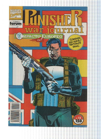 THE PUNISHER WAR JOURNAL, Volumen 1, Numero 13: Impacto Europeo 1 de 7 (Forum 1993)