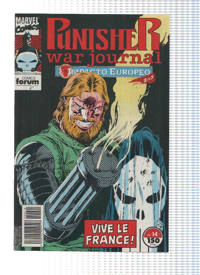 THE PUNISHER WAR JOURNAL, Volumen 1, Numero 14: Impacto Europeo 2 de 7 (Forum 1993)