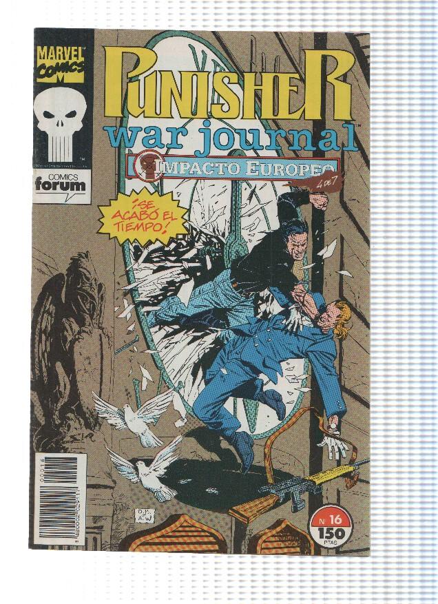 THE PUNISHER WAR JOURNAL, Volumen 1, Numero 16: Impacto Europeo 4 de 7 (Forum 1993)