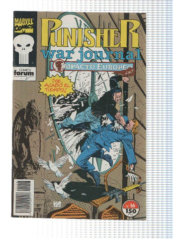 THE PUNISHER WAR JOURNAL, Volumen 1, Numero 16: Impacto Europeo 4 de 7 (Forum 1993)