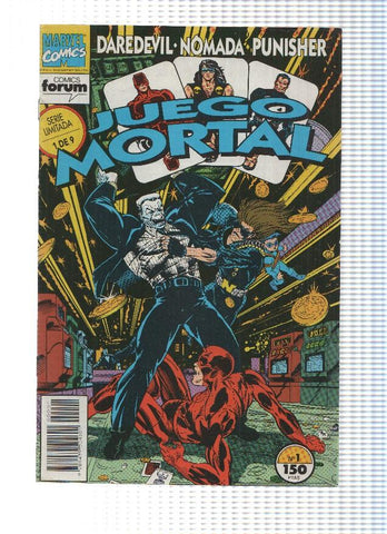 JUEGO MORTAL (Daredevil, Nomada y Punisher), Numero 01: Cita a Ciegas (Forum 1993)