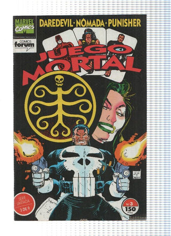 JUEGO MORTAL (Daredevil, Nomada y Punisher), Numero 03: Tiroteo en Las Vegas (Forum 1993)