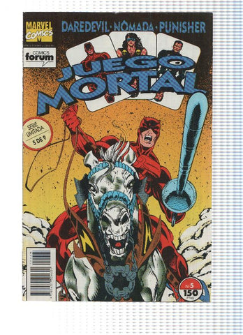 JUEGO MORTAL (Deredevil, Nomada, Punisher), Numero 05: Jugando a Fondo (Forum 1993)