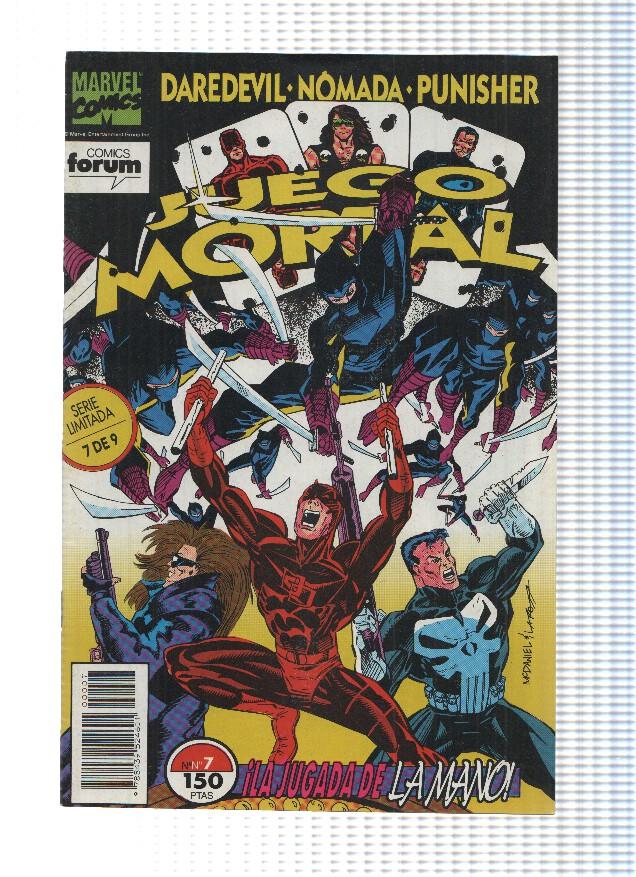 JUEGO MORTAL (Deredevil, Nomada, Punisher), Numero 07: Las Cartas Sobre la Mesa (Forum 1994)