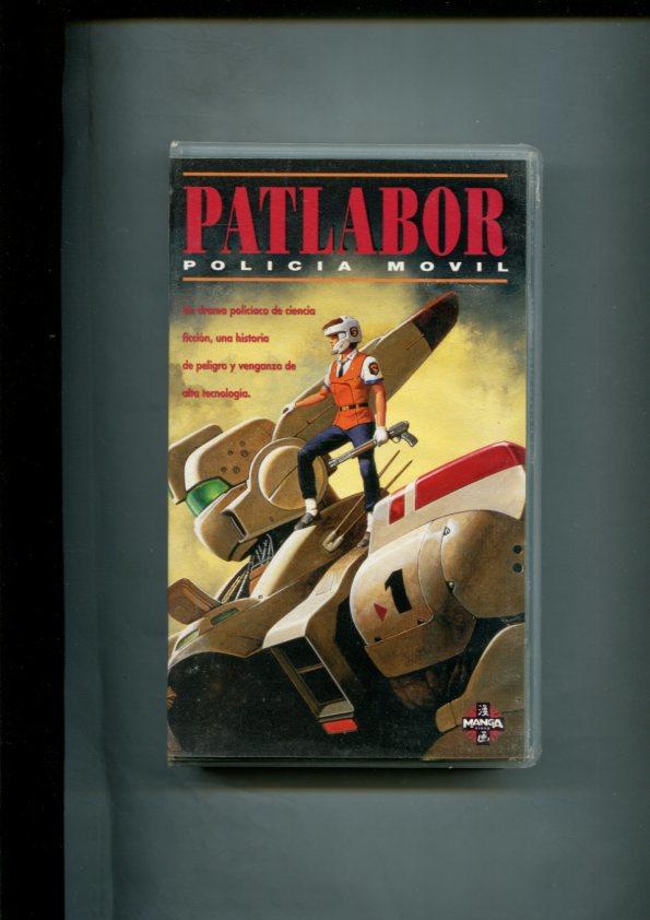 VHS Manga: Patlabor, policia movil, 