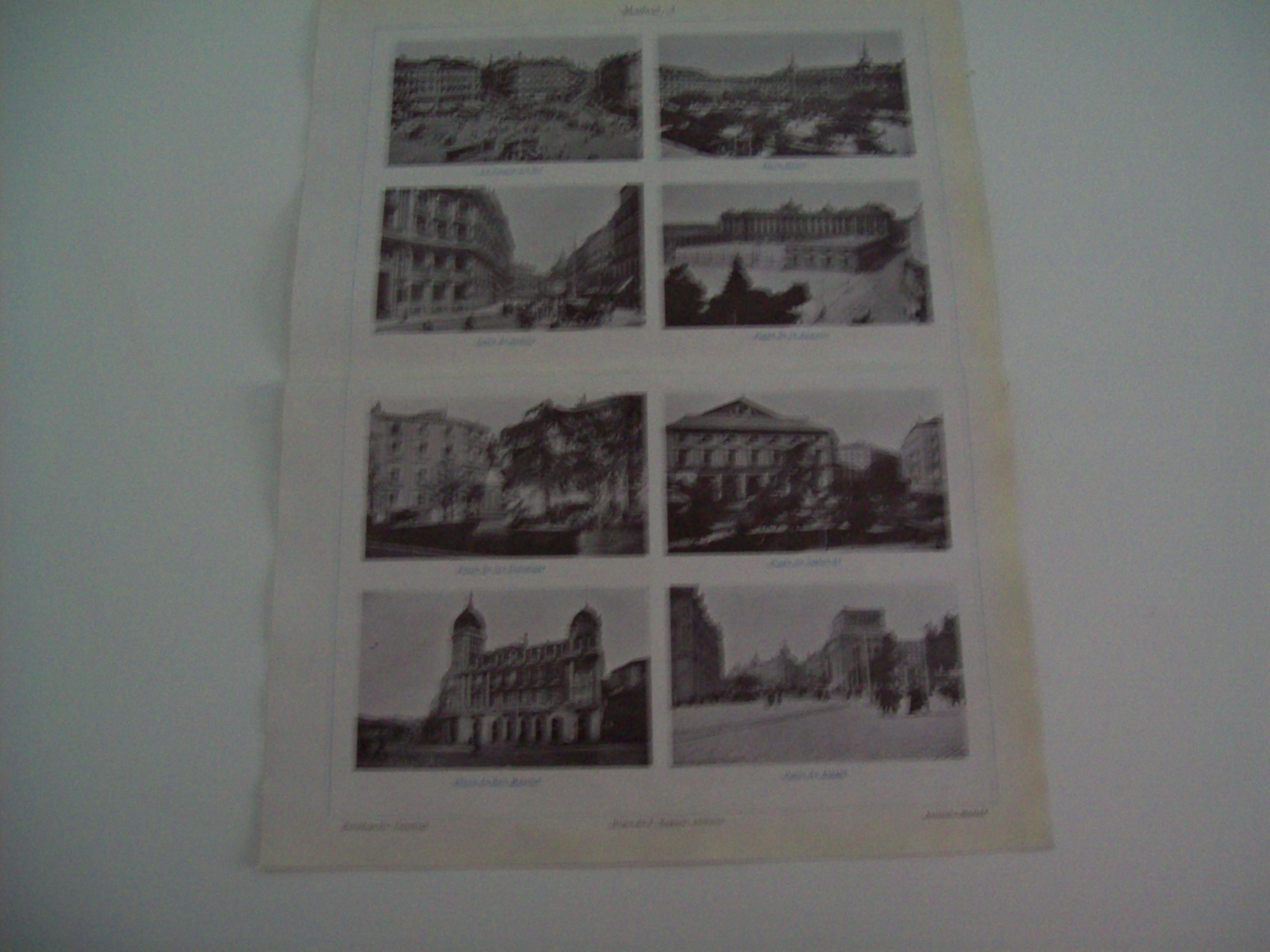 LAMINA ESPASA 1551: Edificios de Madrid