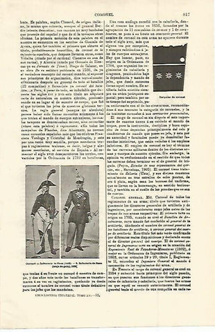 LAMINA ESPASA 15018: Coronel