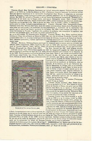 LAMINA ESPASA 15019: Portada de Fisica de Luis Coronel de 1539