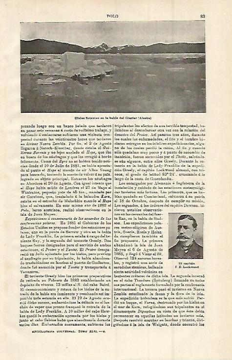 LAMINA ESPASA 15167: Hielos flotantes en la bahia del Glaciar de Alaska