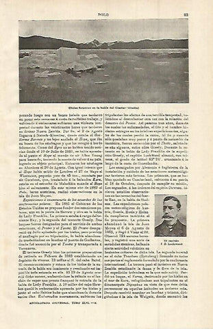LAMINA ESPASA 15167: Hielos flotantes en la bahia del Glaciar de Alaska