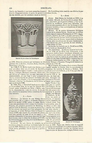 LAMINA ESPASA 15268: Porcelana de Copenhague