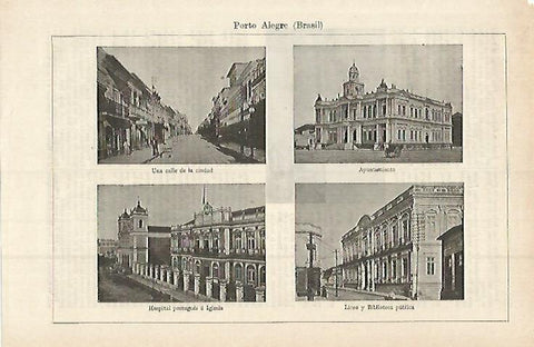 LAMINA ESPASA 15305: Porto Alegre Brasil