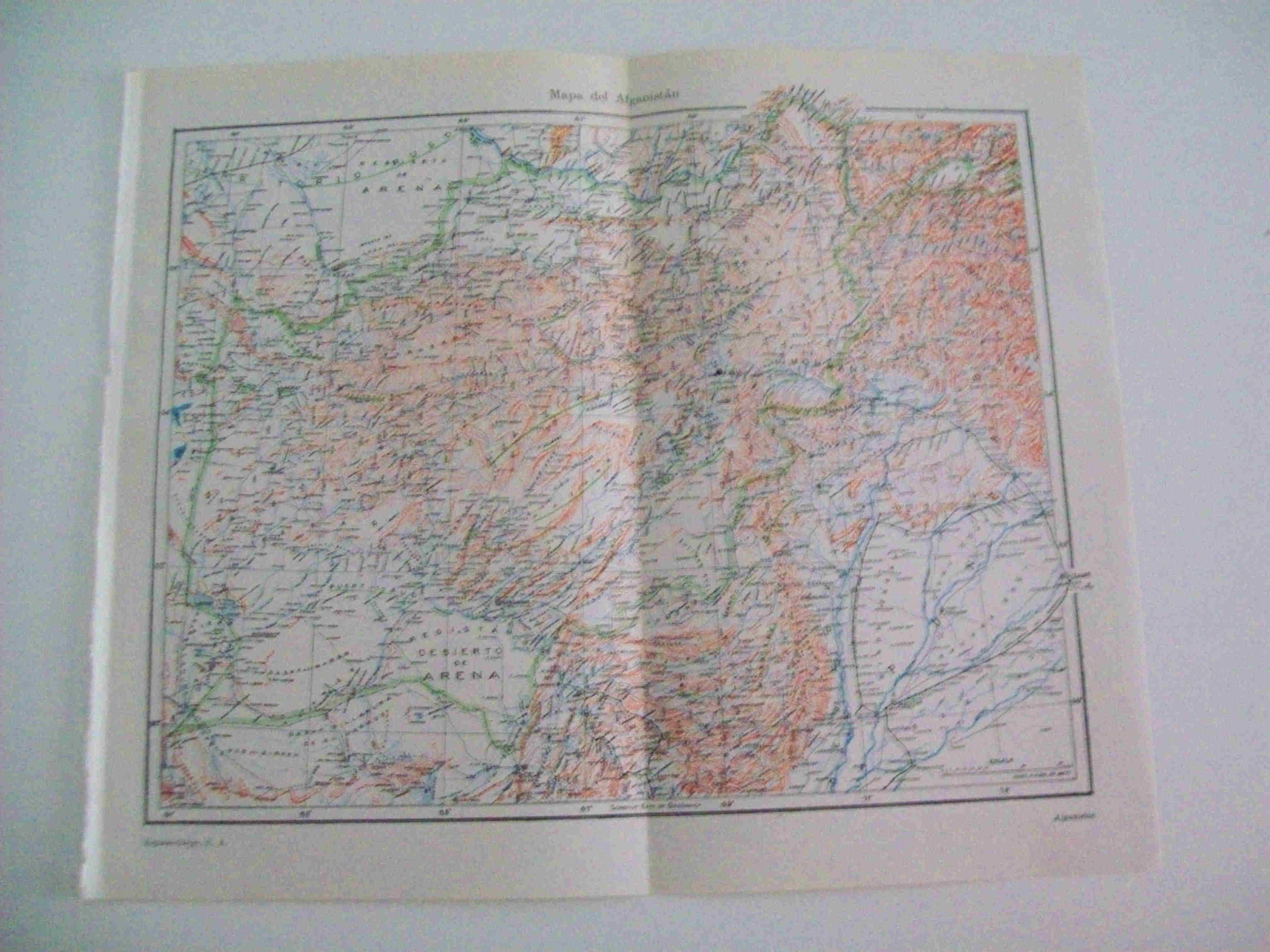 LAMINA ESPASA 15348: Mapa de Afganistan