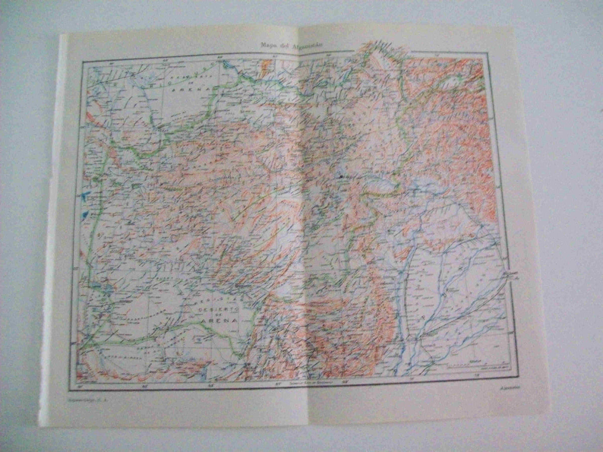 LAMINA ESPASA 15348: Mapa de Afganistan