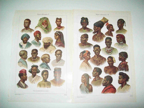 LAMINA ESPASA 15366: Tipos africanos