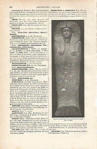 LAMINA ESPASA 15463: Sarcofago de la reina de Egipto Ahhetepa