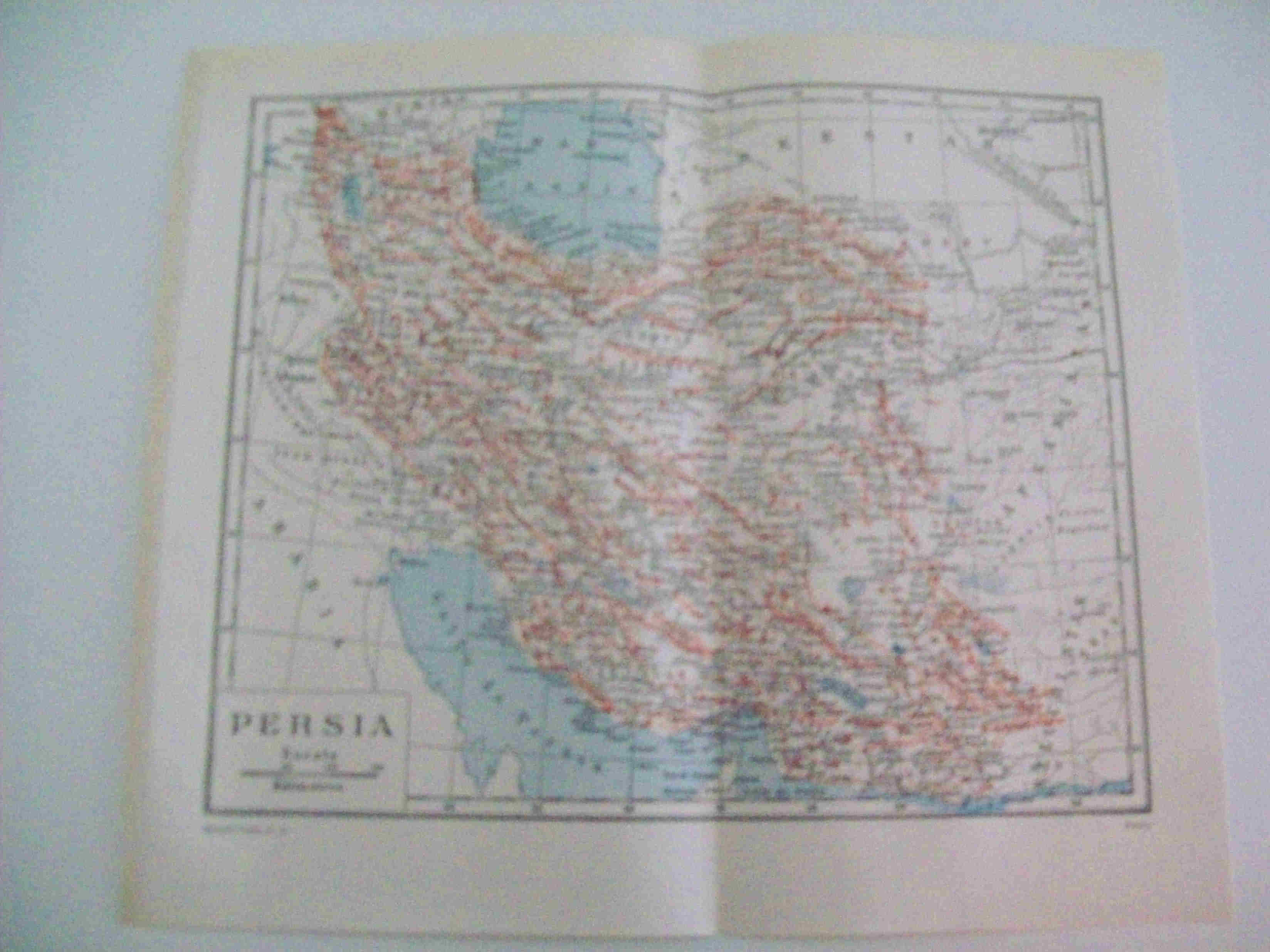 LAMINA ESPASA 15791: Mapa de Persia (Iran)