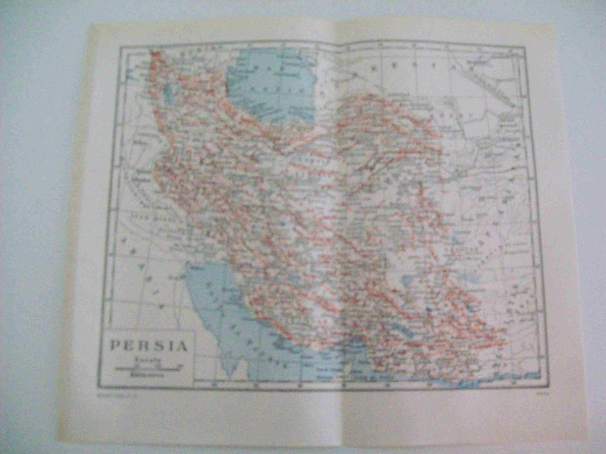 LAMINA ESPASA 15791: Mapa de Persia (Iran)