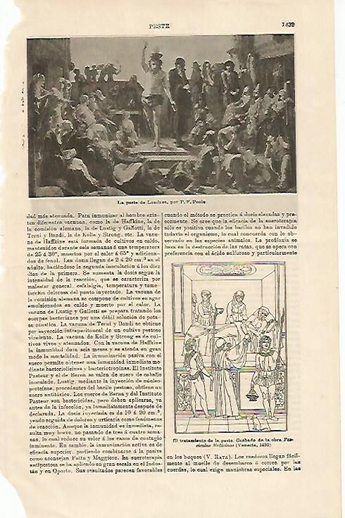 LAMINA ESPASA 15867: La peste de Londres por Poole