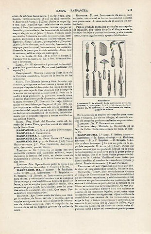 LAMINA ESPASA 15975: Tipos de raspadores