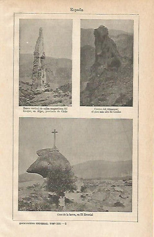 LAMINA ESPASA 15539: Algar Cuerno del Almanzor y Cruz de la Horca