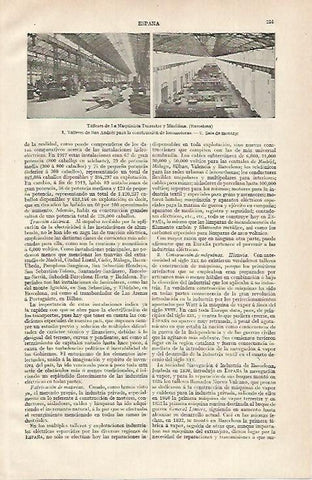 LAMINA ESPASA 15594: Talleres de La Maquinista Terrestre y Maritima de Barcelona
