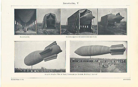 LAMINA ESPASA 15346: Dirigible Ville de Paris