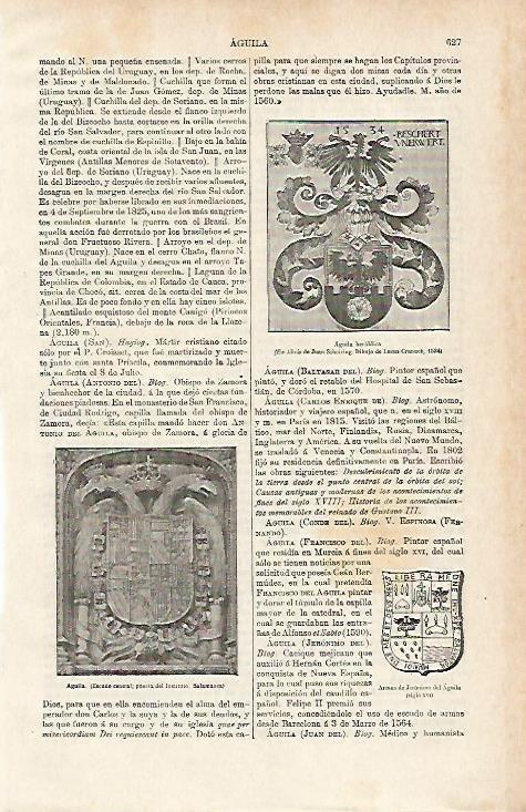 LAMINA ESPASA 15449: Aguilas en escudos