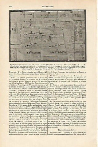 LAMINA ESPASA 15761: Periodicos hispanoamericanos