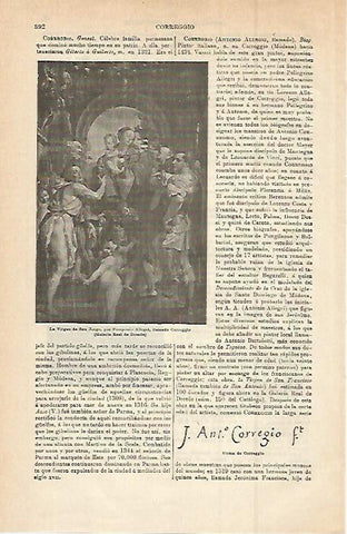 LAMINA ESPASA 15036: La Virgen de San Jorge por Allegri