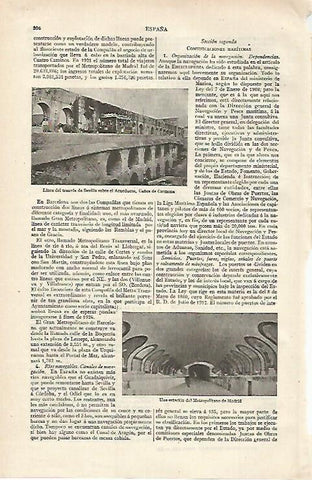 LAMINA ESPASA 15615: Estacion del metro de Madrid