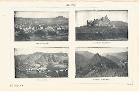 LAMINA ESPASA 15470: Vistas de Ahr Thal
