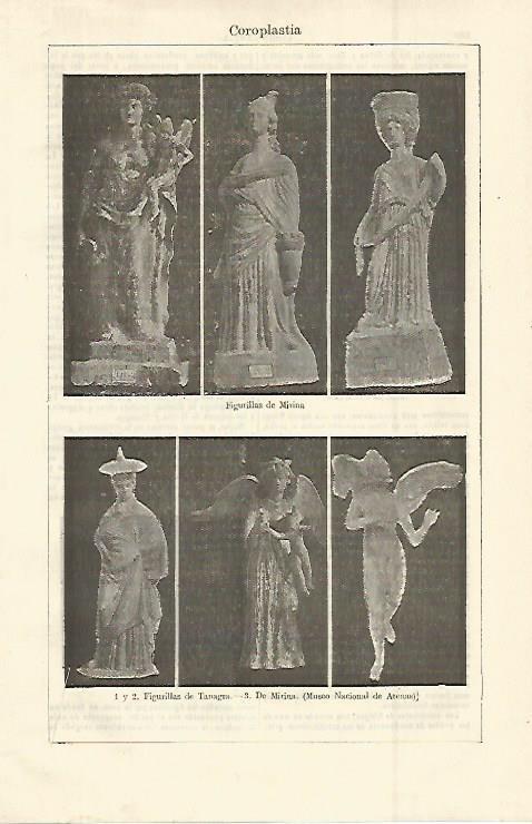 LAMINA ESPASA 15023: Esculturas del Museo de Atenas