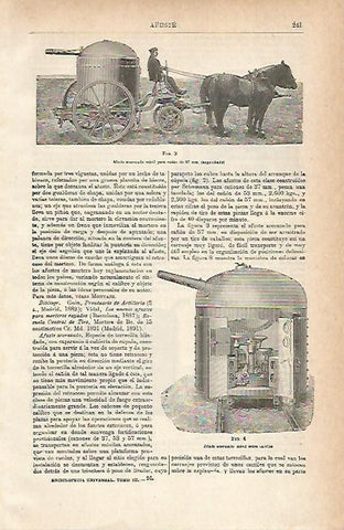 LAMINA ESPASA 15379: Afuste para cañon