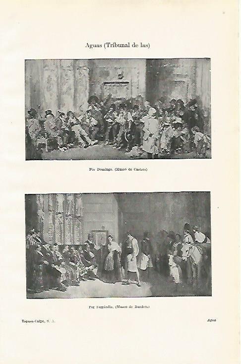 LAMINA ESPASA 15417: Tribunal de las Aguas