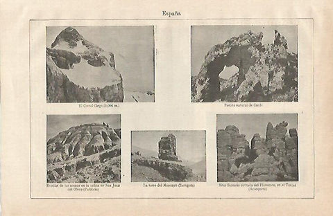 LAMINA ESPASA 15540: Picos de España