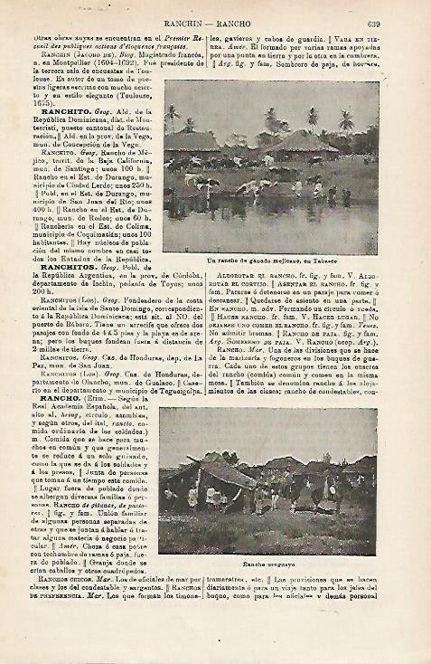 LAMINA ESPASA 15954: Rancho de ganado en Tabasco Mejico