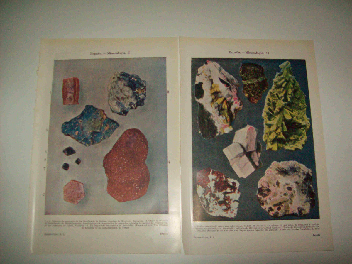 LAMINA ESPASA 15550: Minerales de España