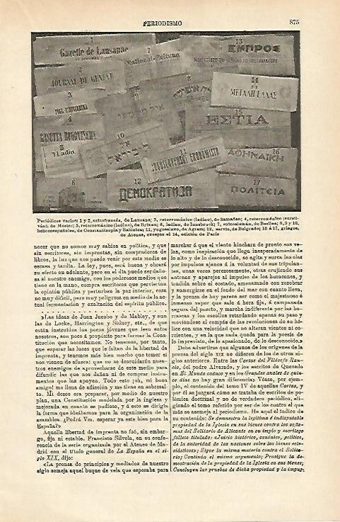 LAMINA ESPASA 15759: Periodicos de Europa