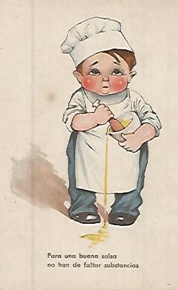 POSTAL A0255: Serie 6 Cupidos
