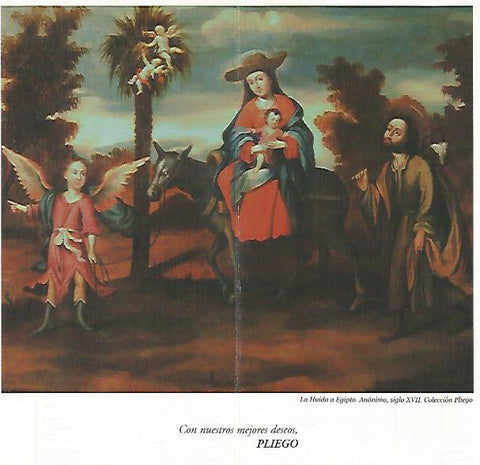 POSTAL A0260: La huida a Egipto. Coleccion Pliego