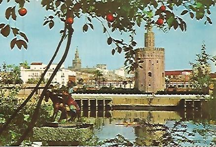 POSTAL A0262: Torre del Oro de Sevilla