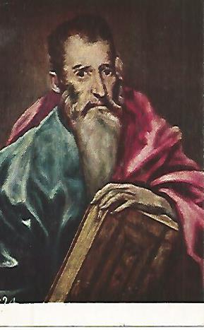 POSTAL A0275: San Pablo por el Greco